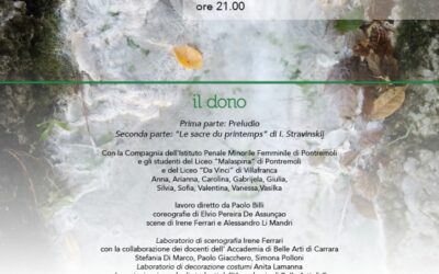 8 e 9 maggio Teatro del Pratello a Pontremoli con “Il Dono”